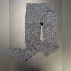 Gymshark Charcoal Textured Leggings